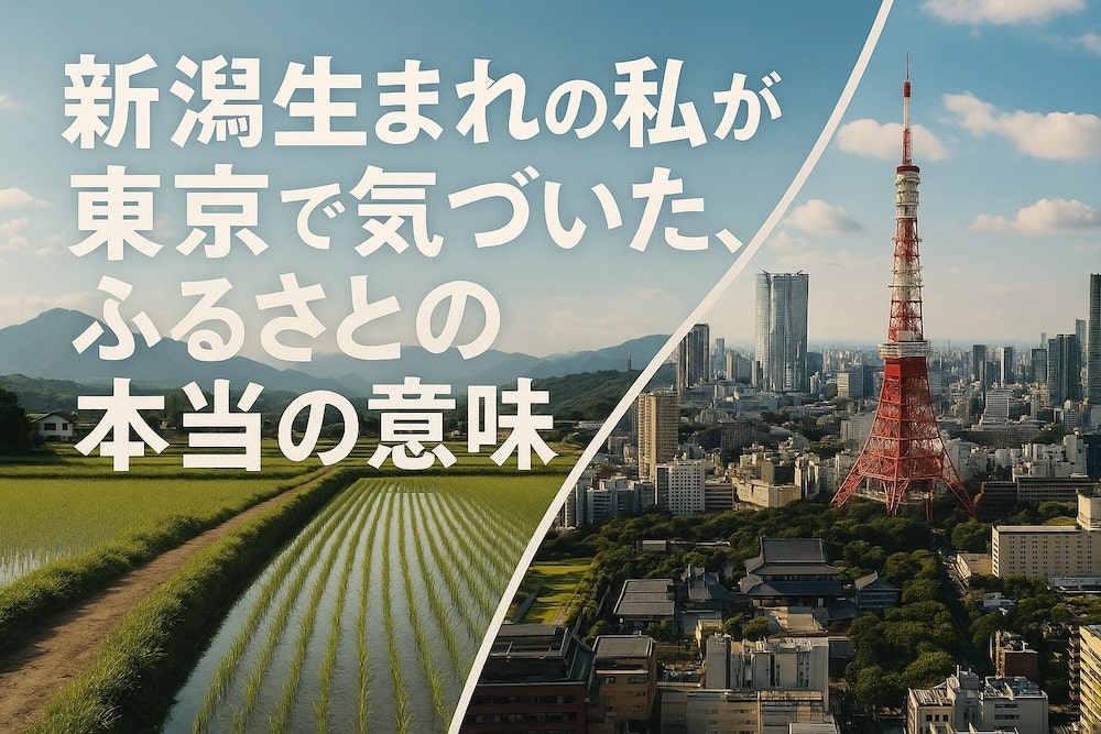 Featured Post Image - 新潟生まれの私が東京で気づいた、ふるさとの本当の意味